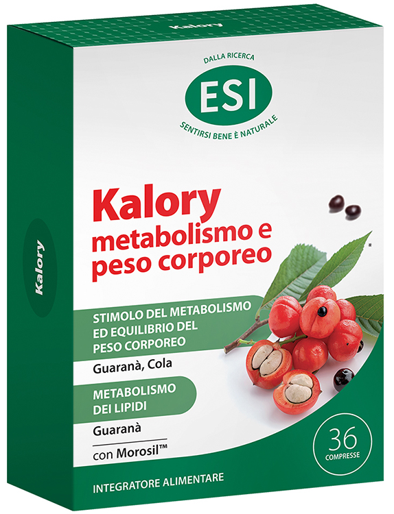 ESI KALORY METABOLISMO E PESO CORPOREO 36 COMPRESSE SENZA GLUTINE - Farmacia Mortise