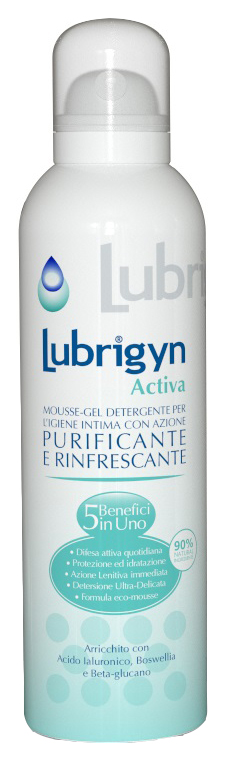 LUBRIGYN ACTIVA MOUSSE-GEL DETERGENTE 150 ML - Farmacia Mortise