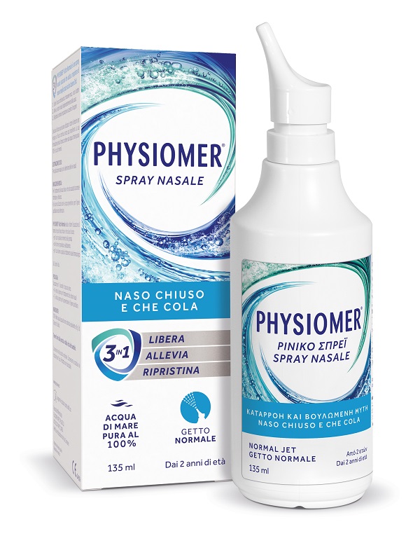 SPRAY NASALE PHYSIOMER GETTO NORMALE 135 ML - Farmacia Mortise