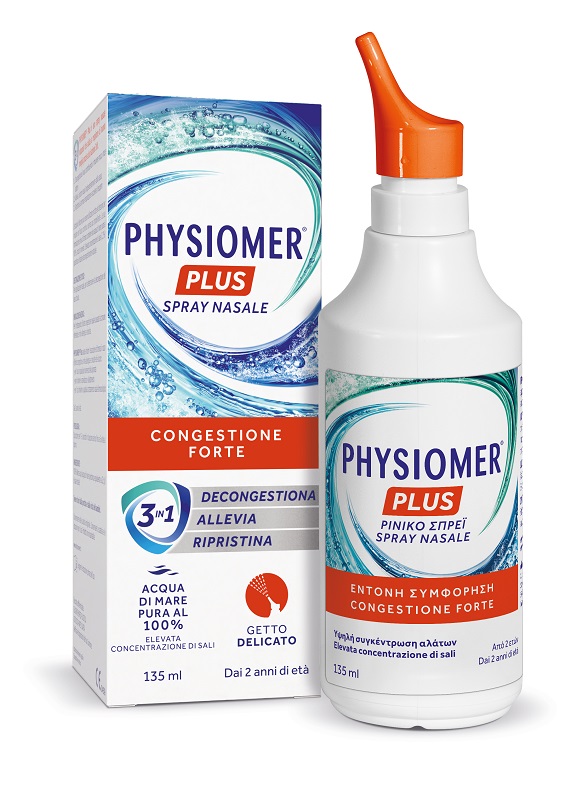 SPRAY NASALE PHYSIOMER PLUS GETTO DELICATO 135 ML - Farmacia Mortise