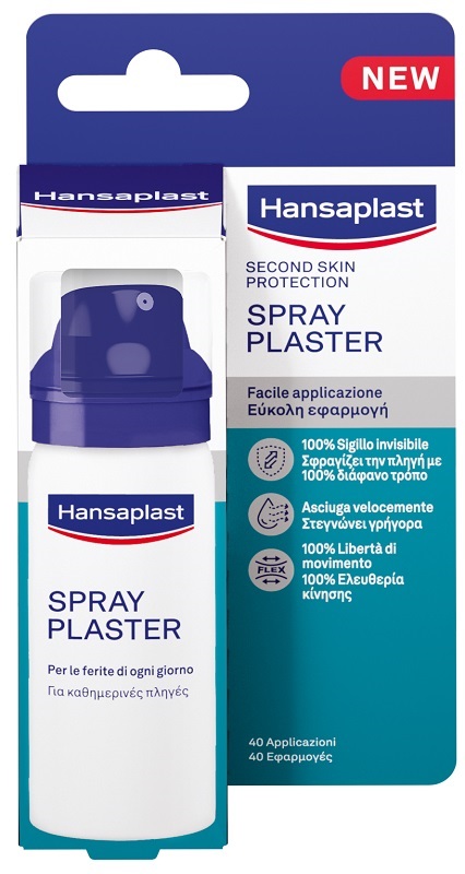 HANSAPLAST SECOND SKIN PROTECTION SPRAY PLASTER 40 ML - Farmacia Mortise