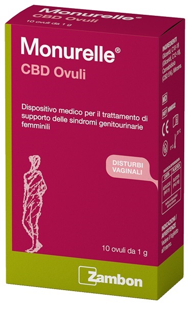 MONURELLE CBD 10 OVULI 1 G - Farmacia Mortise