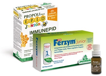 NEW FERZYM JUNIOR 10 FLACONI + IMMUNEPID JUNIOR 20 BUSTE - Farmacia Mortise