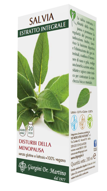SALVIA ESTRATTO INTEGRALE 200 ML - Farmacia Mortise