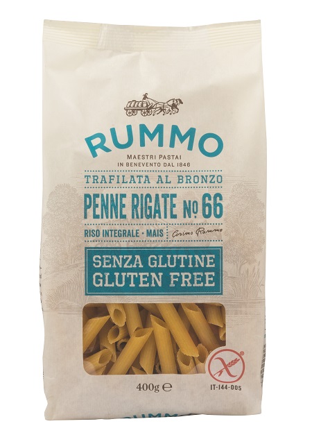 RUMMO PENNE RIGATE N66 DI RISO INTEGRALE E MAIS 400 G - Farmacia Mortise