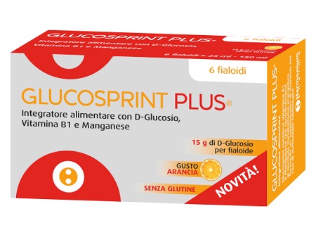 GLUCOSPRINT PLUS ARANCIA 6 FIALOIDI DA 25 ML - Farmacia Mortise
