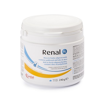 RENAL N MANGIME COMPLEMENTARE PER CANI E GATTI BARATTOLO 240 G - Farmacia Mortise