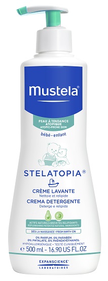 MUSTELA STELATOPIA CREMA DETERGENTE 500 ML - Farmacia Mortise