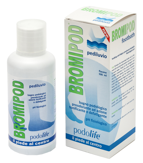 BROMIPOD PEDILUVIO DEFATICANTE 500 ML - Farmacia Mortise