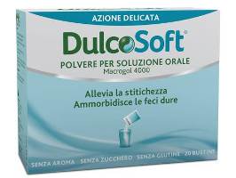 DULCOSOFT POLVERE PER SOLUZIONE ORALE 20 BUSTINE - Farmacia Mortise