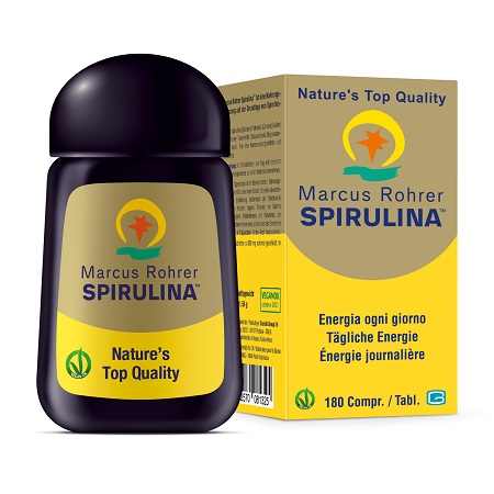 SPIRULINA MARCUS ROHRER RICARICA 180 COMPRESSE - Farmacia Mortise