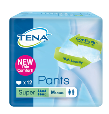 PANNOLONE PULL UP TENA PANTS SUPER TAGLIA MEDIUM 12 PEZZI - Farmacia Mortise