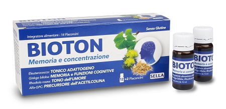 BIOTON ELEUTEROCOCCO MEMORIA CONCENTRAZIONE 14 FLACONCINI - Farmacia Mortise