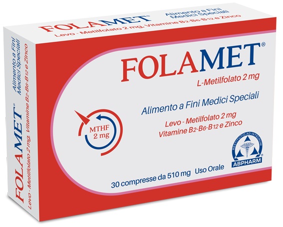 FOLAMET 30 COMPRESSE 500 MG - Farmacia Mortise