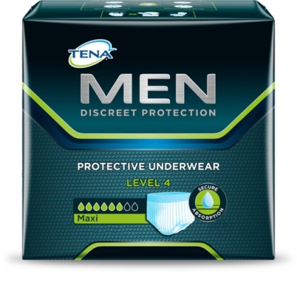 MUTANDINA ASSORBENTE MASCHILE TENA MEN LIVELLO 4 TAGLIA LARGE 10 PEZZI - Farmacia Mortise