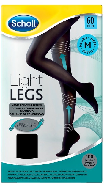 SCHOLL LIGHTLEGS 60 DENARI TAGLIA M COLORE NERO 1 PAIO - Farmacia Mortise
