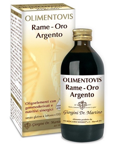 RAME ORO ARGENTO OLIMENTOVIS 200 ML - Farmacia Mortise