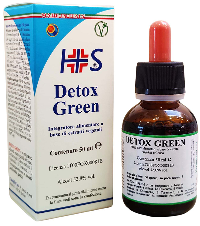 DETOX GREEN GOCCE 50 ML - Farmacia Mortise