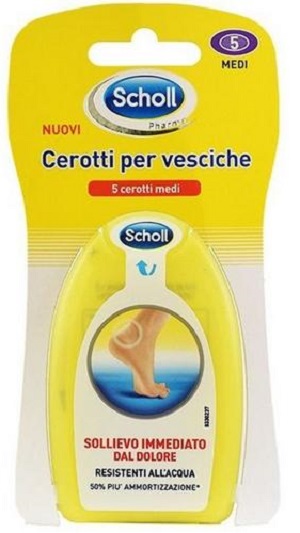 SCHOLL CEROTTI PER VESCICHE MEDIO 5 PEZZI - Farmacia Mortise