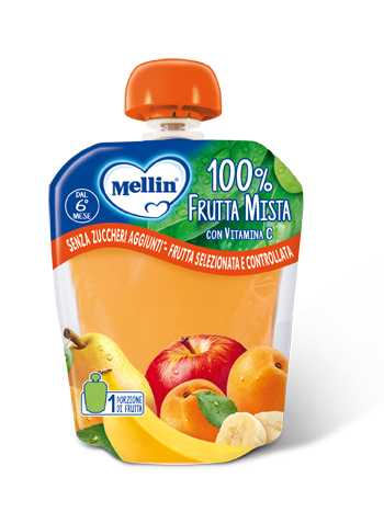 MELLIN POUCH FRUTTA MISTA 90 G - Farmacia Mortise