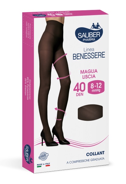 COLLANT VELATO SAUBER 8-12MMGH NERO 5 - Farmacia Mortise