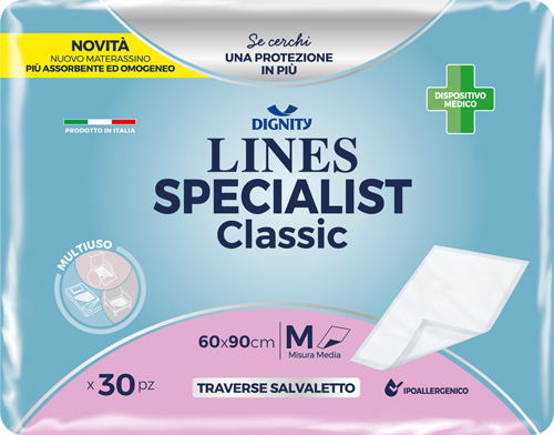 TRAVERSA LINES SPECIALIST CLASSIC 60X90CM TP 30 PEZZI - Farmacia Mortise