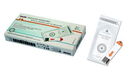 STRISCE MISURAZIONE GLICEMIA BEURER PER GLUCOMETRO GL44/GL50/GL50EVO IN FOIL 25 PEZZI - Farmacia Mortise