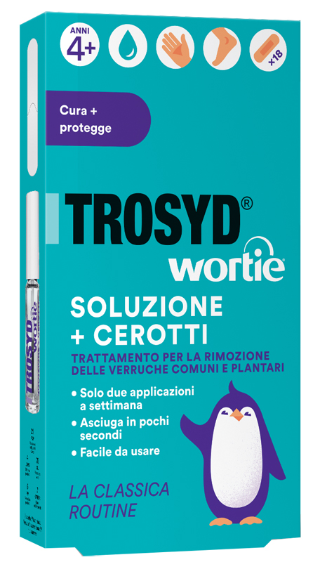 TROSYD WORTIE SOLUZIONE + CEROTTI - Farmacia Mortise
