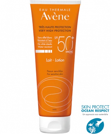 EAU THERMALE AVENE SOLARE LATTE SPF50+ 250 ML NUOVA FORMULA - Farmacia Mortise