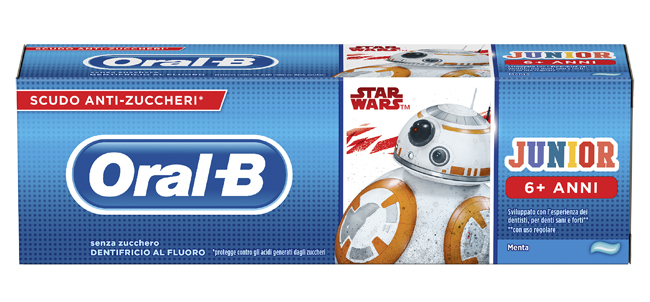 ORALB KIDS STAR WARS DENTIFRICIO 6+ 75 ML - Farmacia Mortise