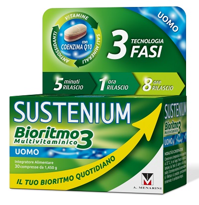 SUSTENIUM BIORITMO3 UOMO ADULTO 30 COMPRESSE - Farmacia Mortise