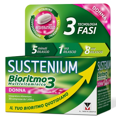 SUSTENIUM BIORITMO3 DONNA ADULTA 30 COMPRESSE - Farmacia Mortise