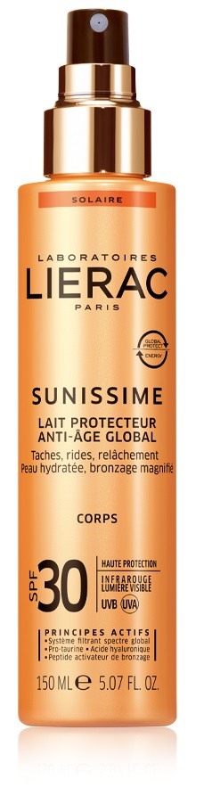 LIERAC SUNISSIME LATTE CORPO SPF30 150 ML - Farmacia Mortise