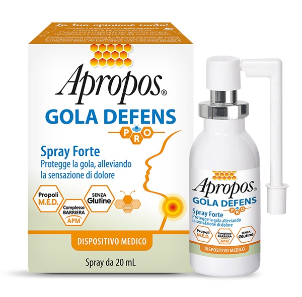 APROPOS GOLA DEFENS PRO SPRAY FORTE 20 ML - Farmacia Mortise