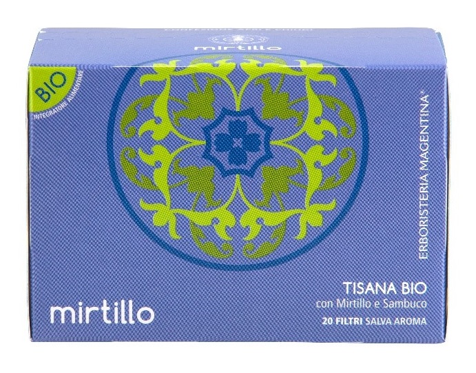 TISANA MIRTILLO BIO 20 FILTRI - Farmacia Mortise