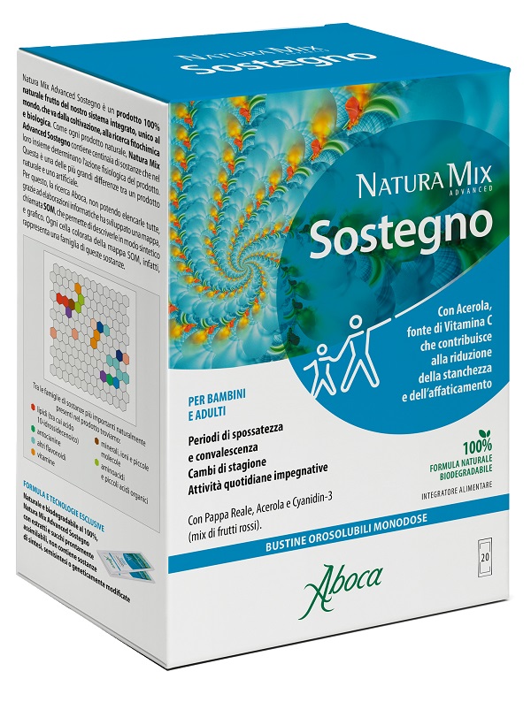 NATURA MIX ADVANCED SOSTEGNO OROSOLUBILE 20 BUSTINE - Farmacia Mortise