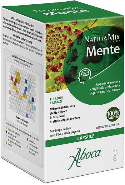 NATURA MIX ADVANCED MENTE 50 CAPSULE - Farmacia Mortise