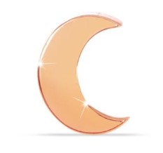ORECCHINO MEZZALUNA ORO ROSA - Farmacia Mortise