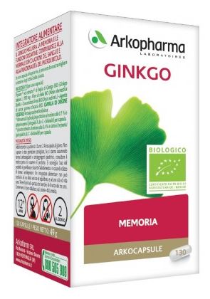 ARKO CAPSULE GINKGO BIO 130 CAPSULE - Farmacia Mortise