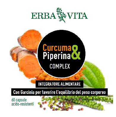 CURCUMA&PIPERINA COMPLEX 60 CAPSULE - Farmacia Mortise