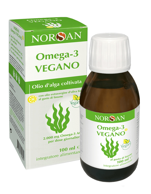 NORSAN OMEGA 3 VEGANO 100 ML AL GUSTO DI LIMONE - Farmacia Mortise