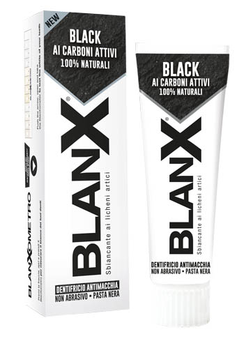 BLANX BLACK CARBONE 75 ML - Farmacia Mortise