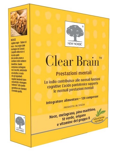 CLEAR BRAIN 120 COMPRESSE - Farmacia Mortise