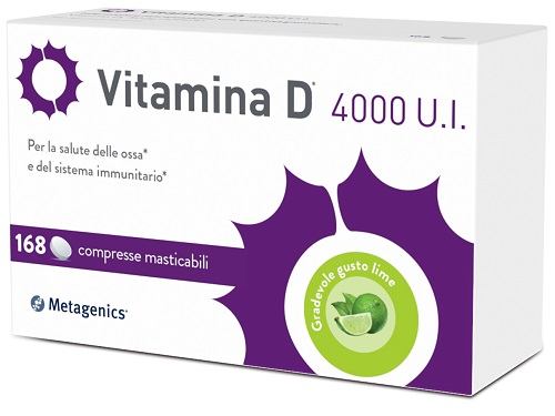 VITAMINA D 4000UI 168 COMPRESSE MASTICABILI - Farmacia Mortise
