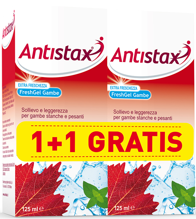 ANTISTAX FRESH GEL 125 ML 1+1 PROMO - Farmacia Mortise