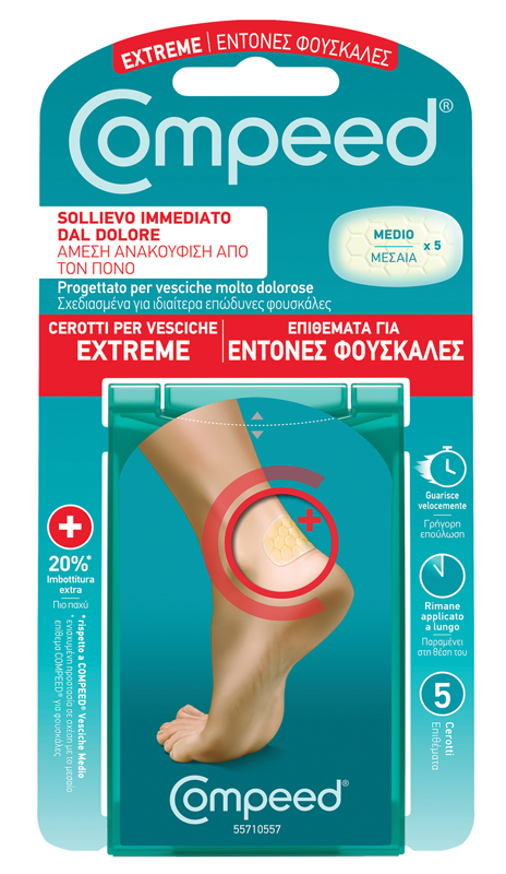 COMPEED CEROTTI PER VESCICHE EXTREME 5 PEZZI - Farmacia Mortise