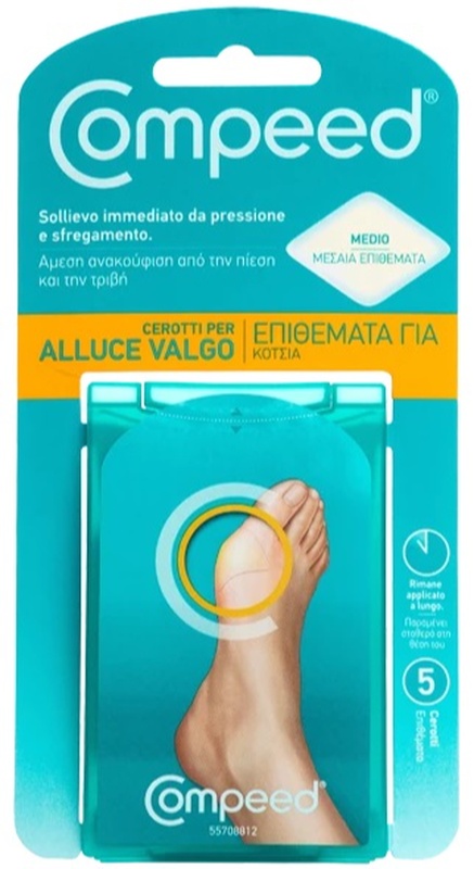 COMPEED CEROTTI PER ALLUCE VALGO 5 PEZZI - Farmacia Mortise