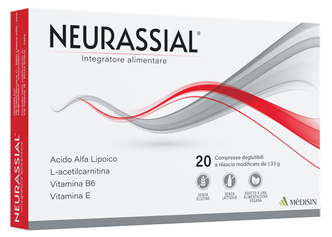 NEURASSIAL 20 COMPRESSE 1,33 G SENZA GLUTINE SENZA LATTOSIO - Farmacia Mortise