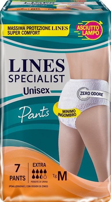 LINES SPECIALIST PANTS UNISEX EXTRA M 7 PEZZI - Farmacia Mortise