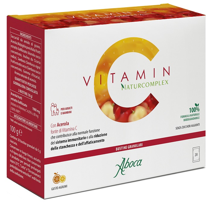 VITAMIN C NATURCOMPLEX 20 BUSTINE - Farmacia Mortise